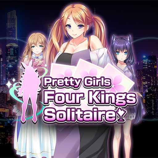 Pretty Girls Four Kings Solitaire