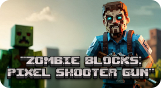 Zombie Blocks: Pixel Shooter Gun