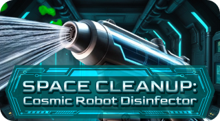 SPACE CLEANUP: Cosmic Robot Disinfector