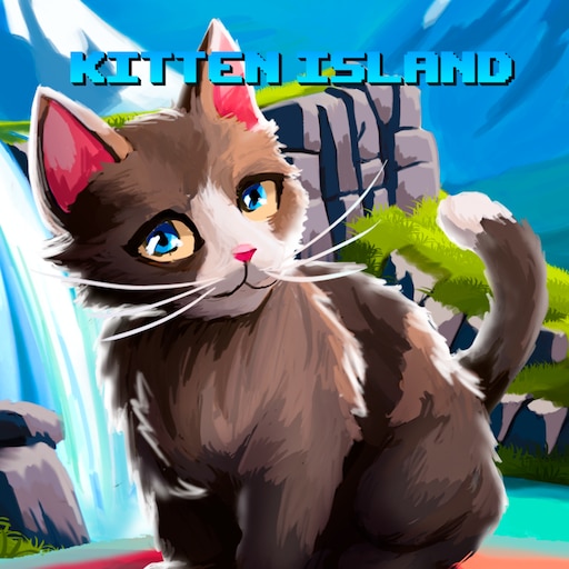 Kitten Island trophy set