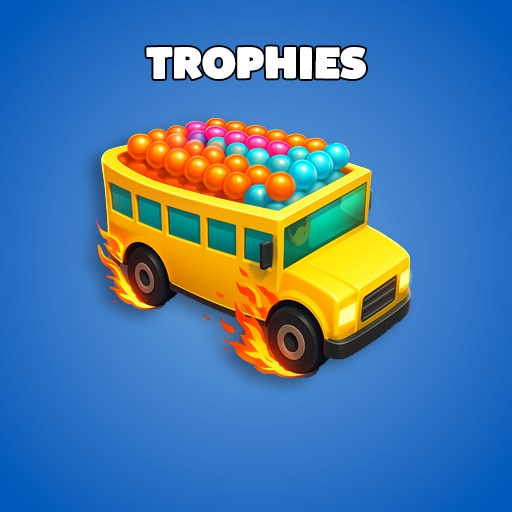 Crazy Bus Trophy Set
