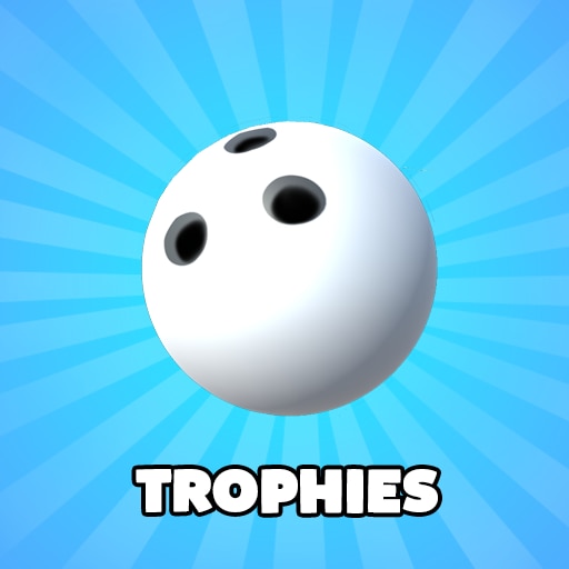 Human Bowling Trophy Set